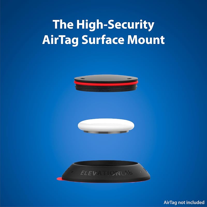 Soporte adhesivo AirTag 3M VHB impermeable pack 4