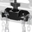 Soporte cadena remolque aluminio enchufe 7 vías RV