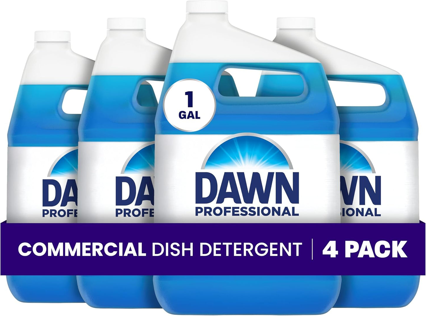 Detergente desengrasante para lavavajillas 1gal 4uds