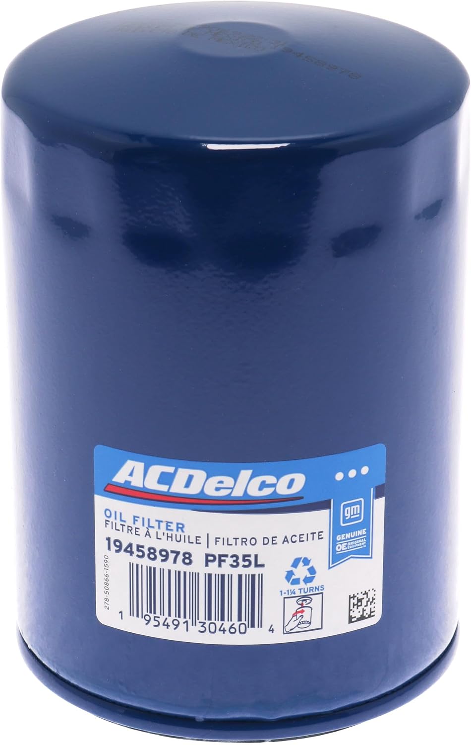 Filtro aceite motor GM PF35L alta eficiencia