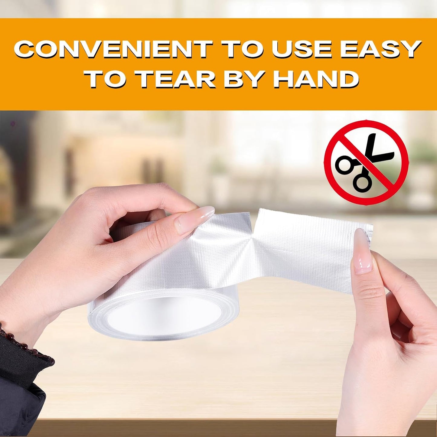 Cinta adhesiva blanca resistente impermeable 5cm