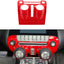 Cubierta panel consola Chevrolet Camaro 10-15 Rojo