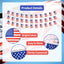 Banderines USA 32.8ft 38uds para 4 de Julio
