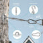 Kit accesorios velas sombra 6" acero inox para toldo patio