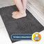 Tapete microfibra puerta perro antiderrap 24x60pulg