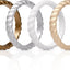 Anillos silicona apilables mujer 2.5mm multipack 1/4/8/10/12