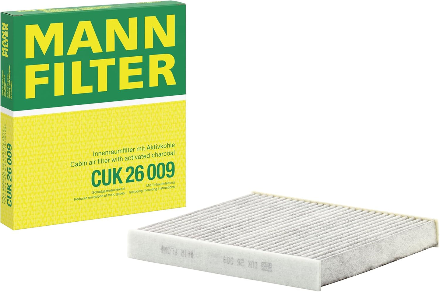 Filtro aire cabina CUK 26009 con carbón activado
