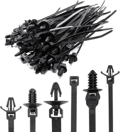 60 Bridas Cremallera Correas Universales Resistentes