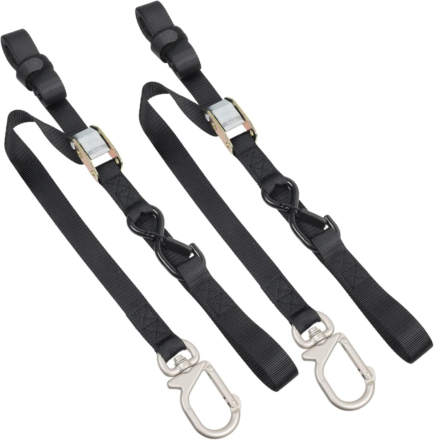 Correas amarre motocicleta gancho giratorio 1.1" x8ft