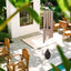 Campanas viento exterior tono profundo decoración jardín 38.5pulg