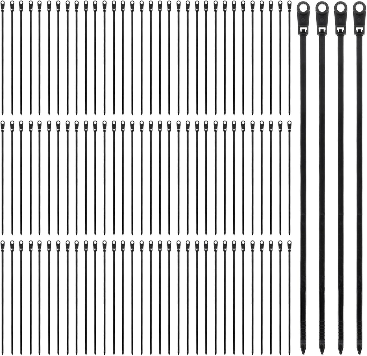 Bridas seguras con bucles 7.8pulg multiusos