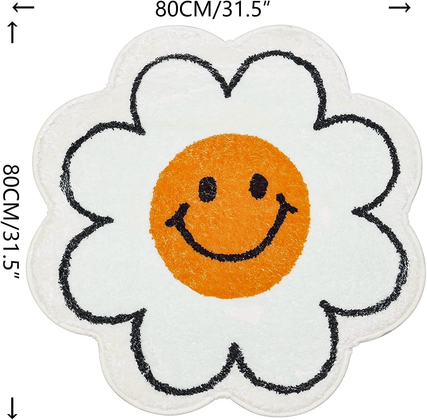 Alfombra baño diseño girasol absorbente lavable tapete hidromasaje