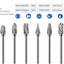 Set 10 Rebabas Carburo 1/8pulg con 2 Pinzas Comp Dremel