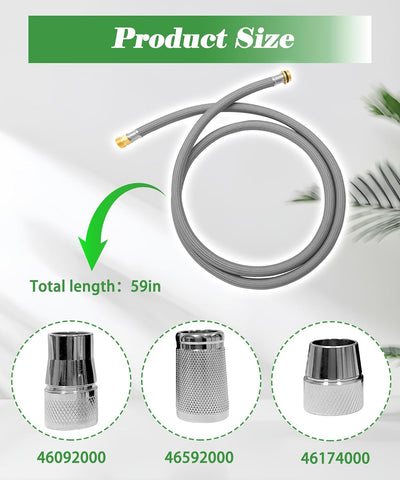 Kit repuesto manguera grifo Grohe cromado