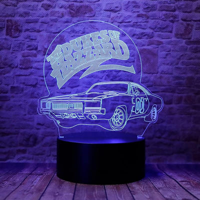 Lámpara LED decoración dormitorio con control remoto 7 colores