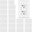 Pack 100 Tomas Corriente 20A/125V Uso Residencial y
