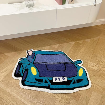 Alfombra coche carreras antiderrap 29.5x19.7pulg