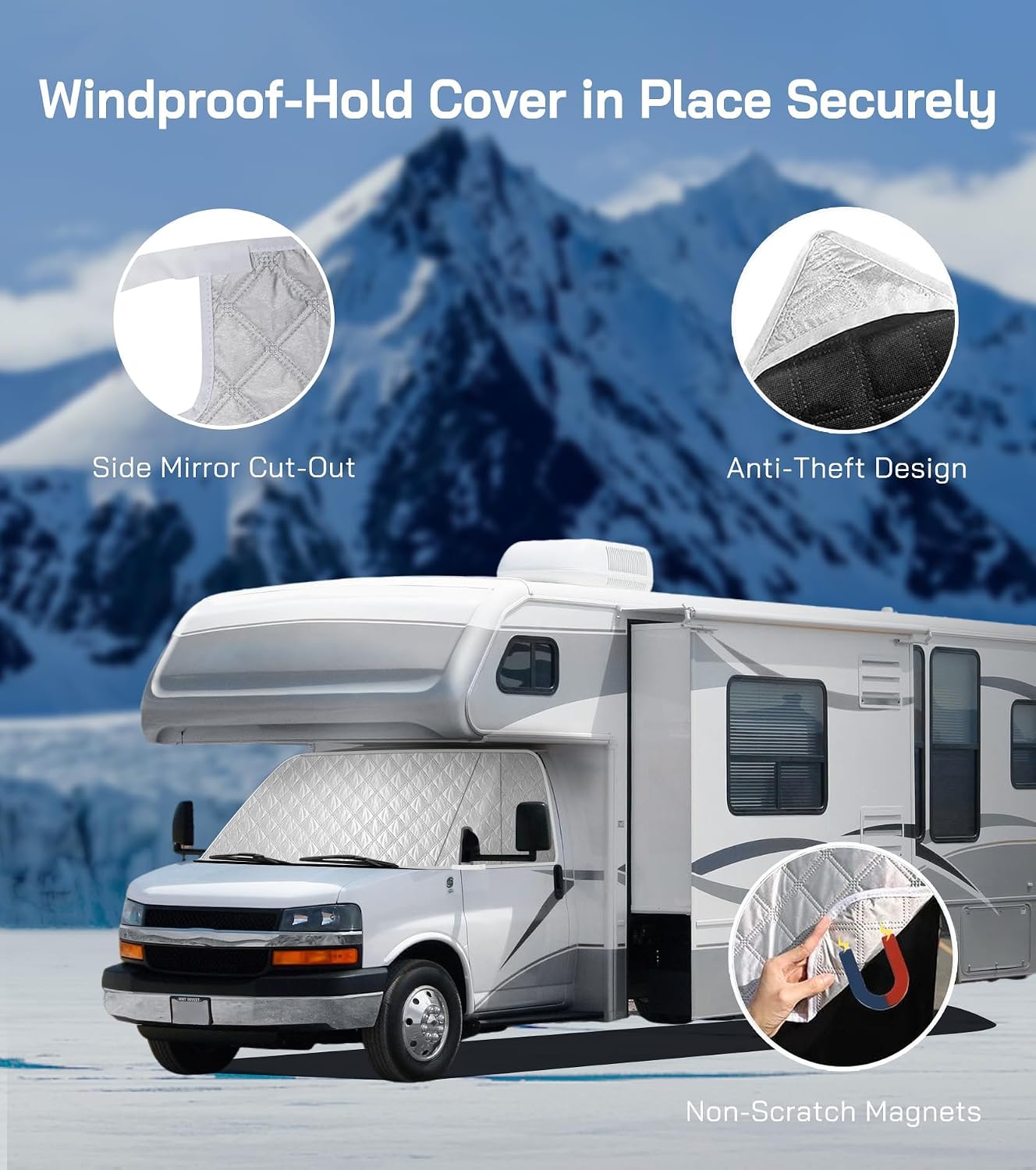Cubierta parabrisas autocaravana Chevy 2001-2020 UV