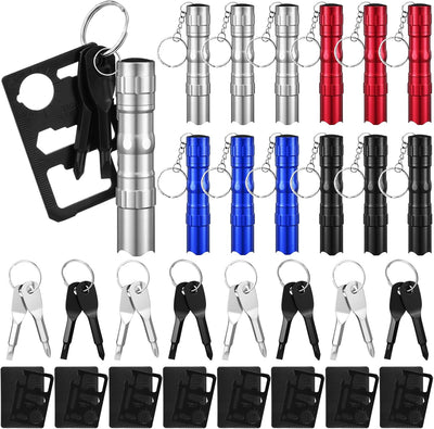 Set 48 Llaveros con Minirdestornilladores para Regalo Hombres