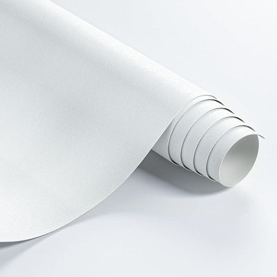 Papel tapiz blanco adhesivo impermeable 24x196"