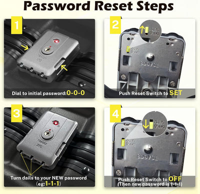 Equipaje marco aluminio color negro negocios