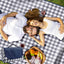 Manta Picnic 80x60" impermeable plegable azul