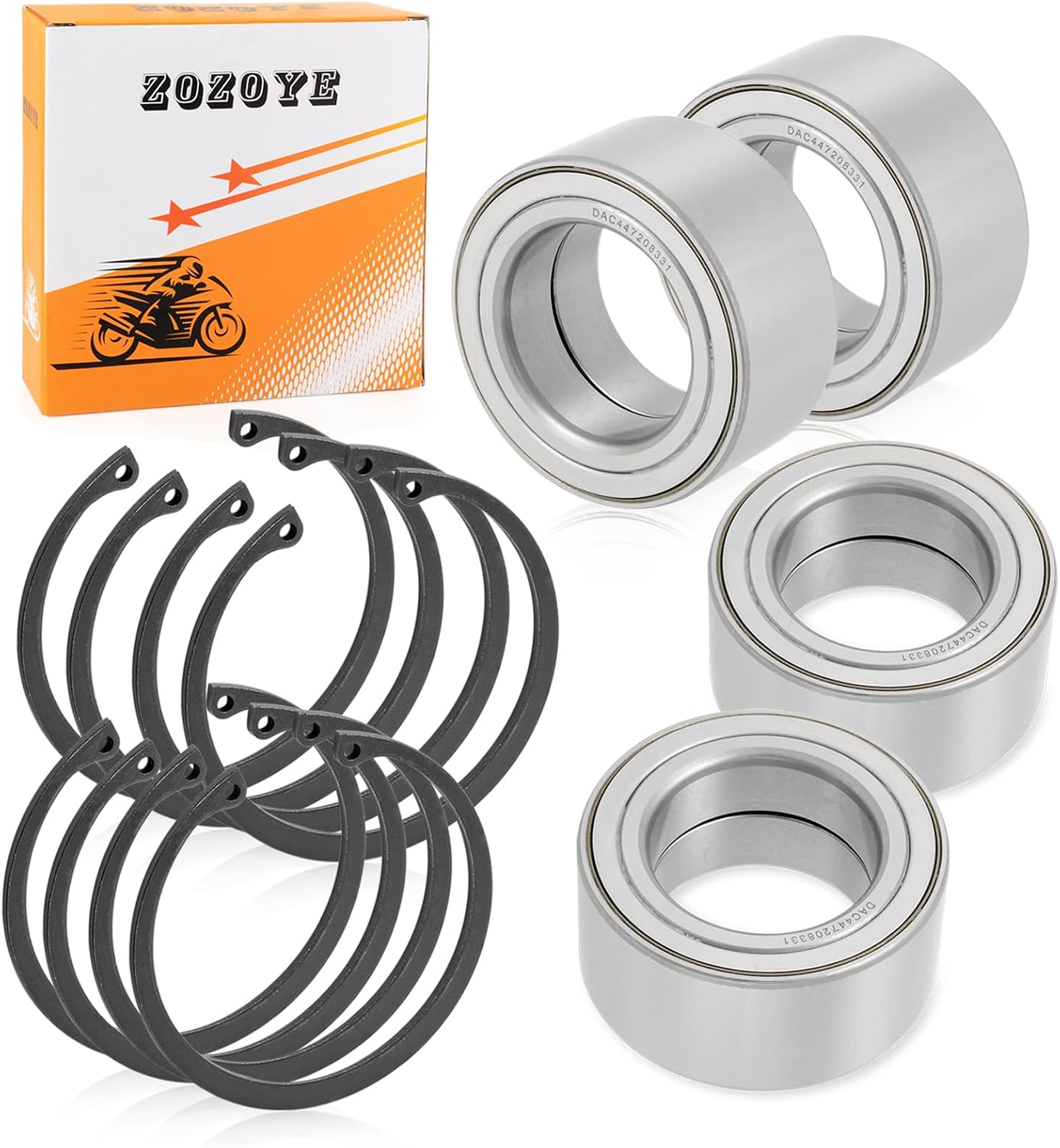 4 Rodamientos rueda CIRCLIP comp Polaris General 1000 RZR
