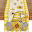 Camino mesa verano diseño girasol gnomo abeja 13x72pulg
