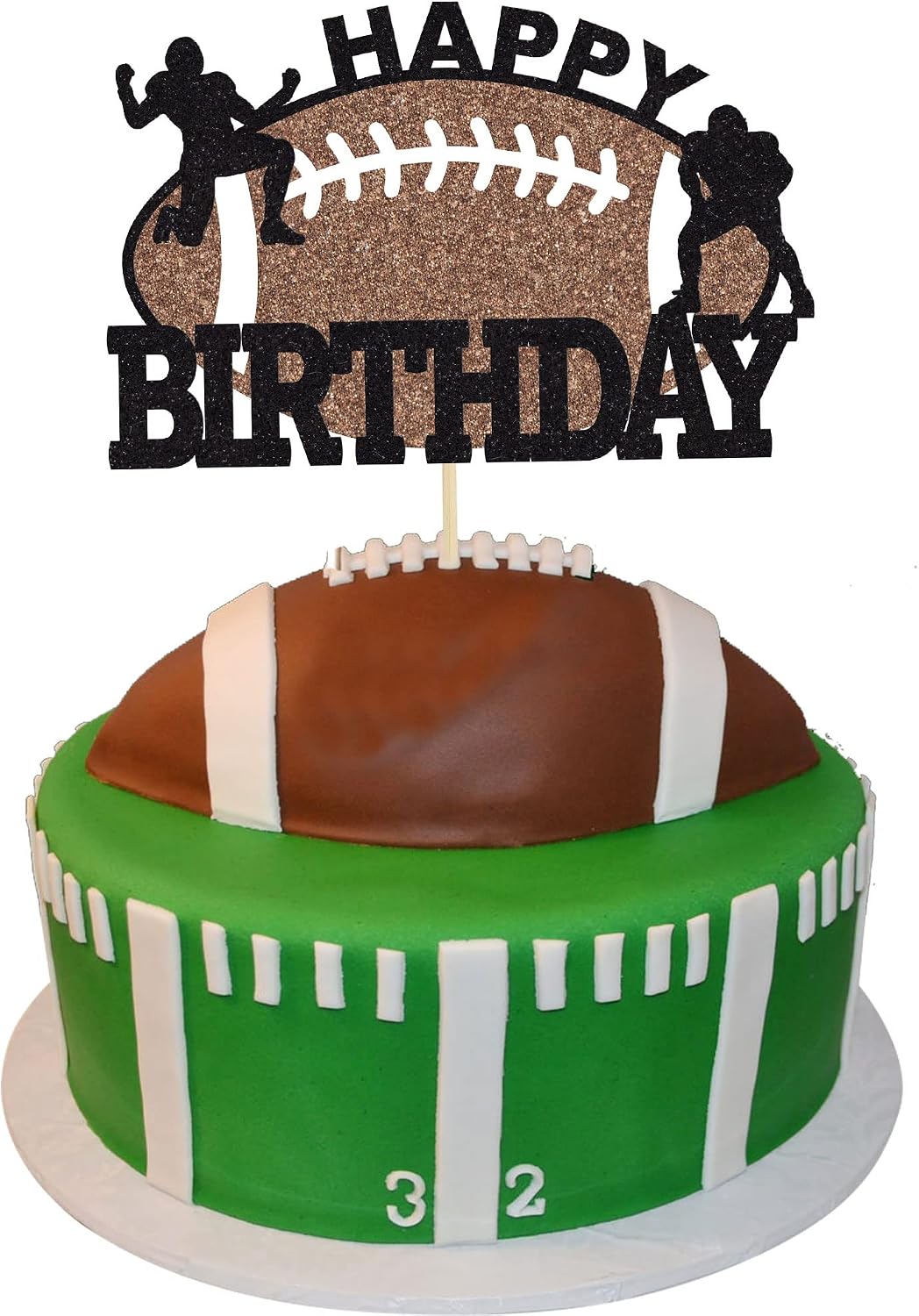 Decoración pastel fútbol americano temática deportiva