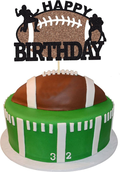 Decoración pastel fútbol americano temática deportiva