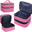Bolsa organizadora esmalte uñas doble capa 30 botellas