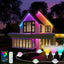 Luces LED RGB IP67 impermeables 72 luces 75 modos exterior