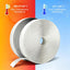 Cinta butilo blanca 3/4" x33pies paq 2 sellado ventanas EPDM