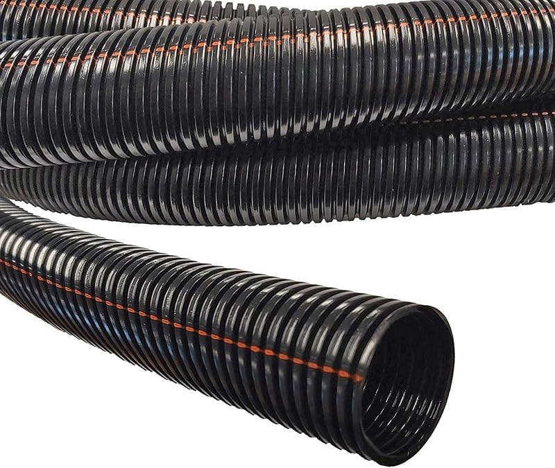 Manguera tubo dividida nailon negro 1.5" 100ft