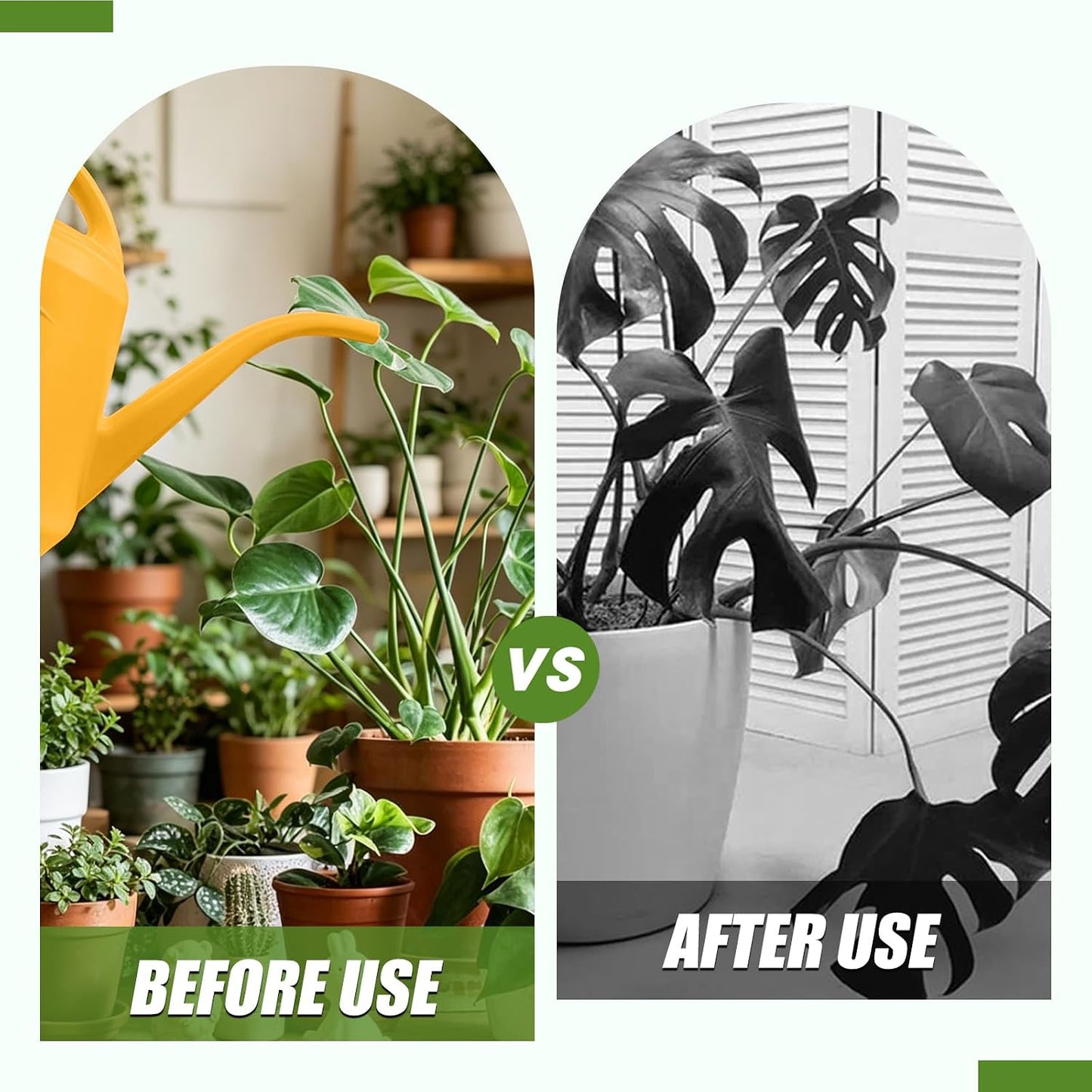 Regadera para plantas 1/2gal naranja