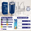 36 Vasos Acero Inox 20oz Doble Pared con Tapas