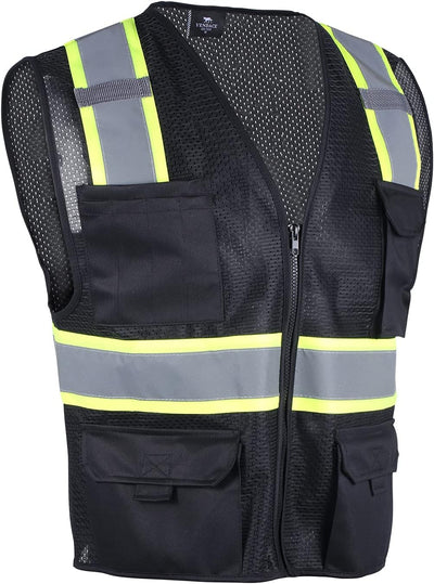 Chaleco malla reflectante ANSI clase 2 hombre