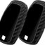 2 Pzas Funda Llave Coche Fibra Carbono Comp Ford Mustang