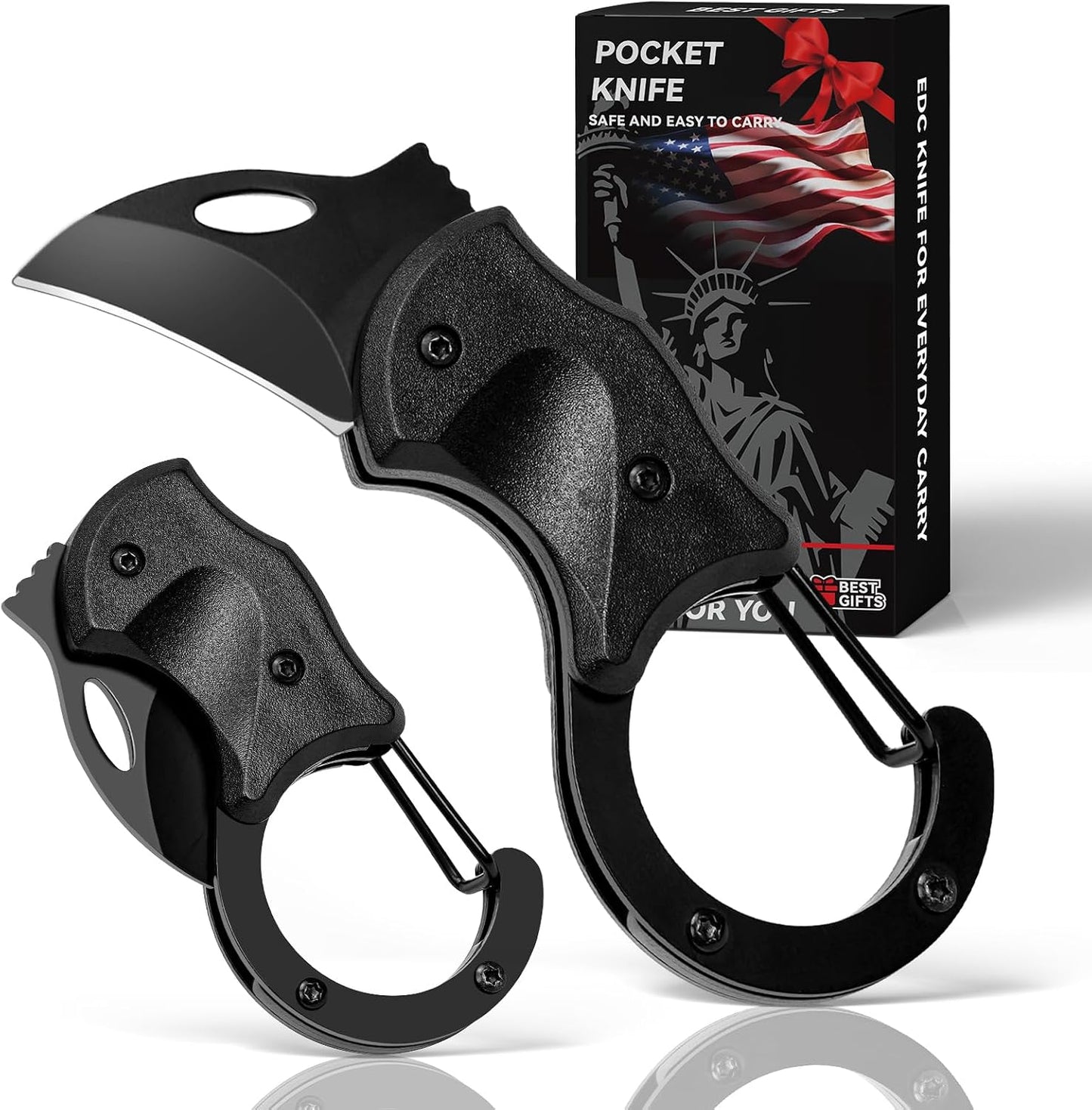 Cuchillo bolsillo plegable acero inox 1.34pulg regalo hombres