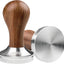 Tamper café 2.008pulg color espresso acero inox