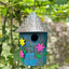 Casa pájaros decorativa colgante metal 9.25pulg para colibrí
