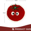 Alfombra baño microfibra tomates rojos antiderrap