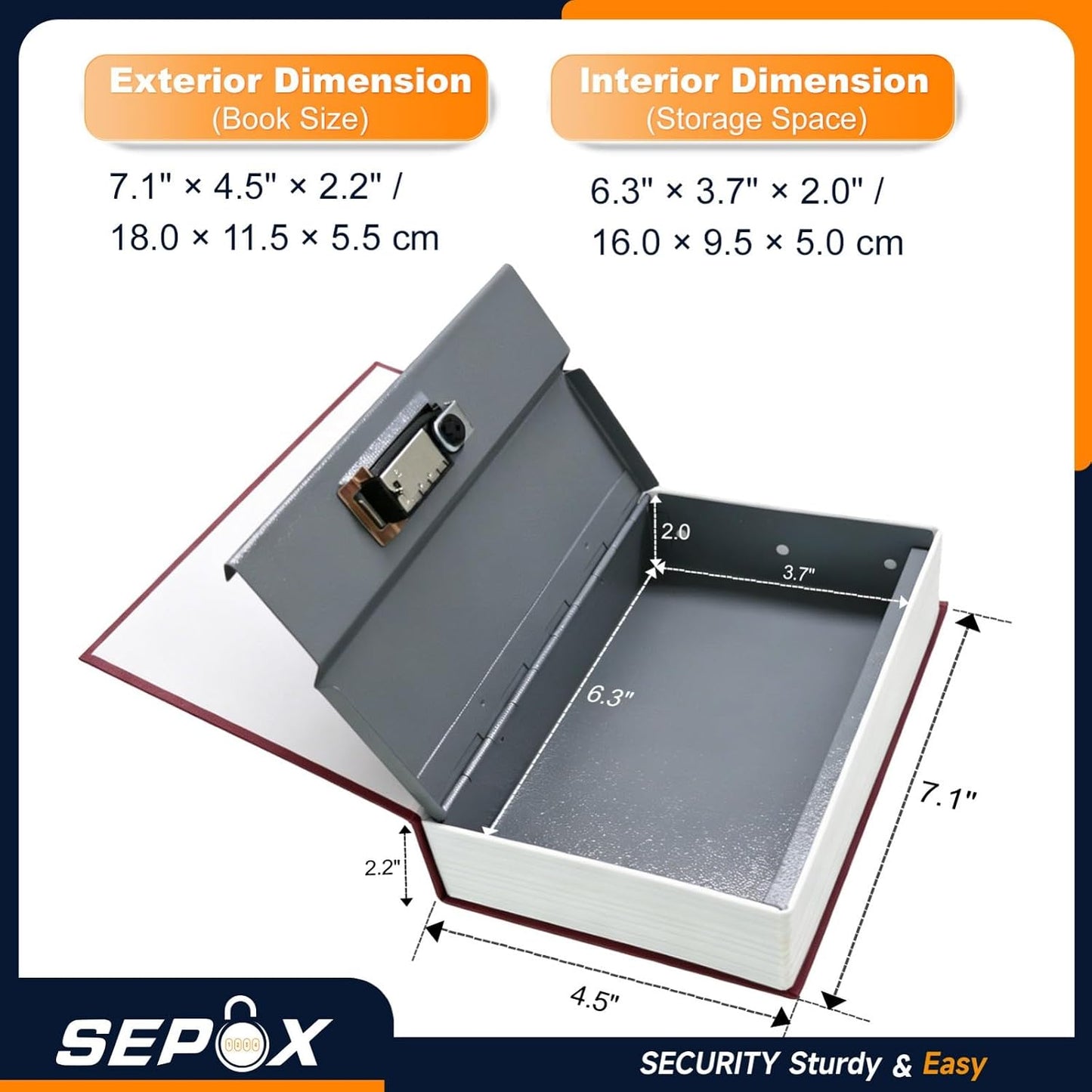 2 Cajas Seguridad Temática 8.5x5pulg Cerradura