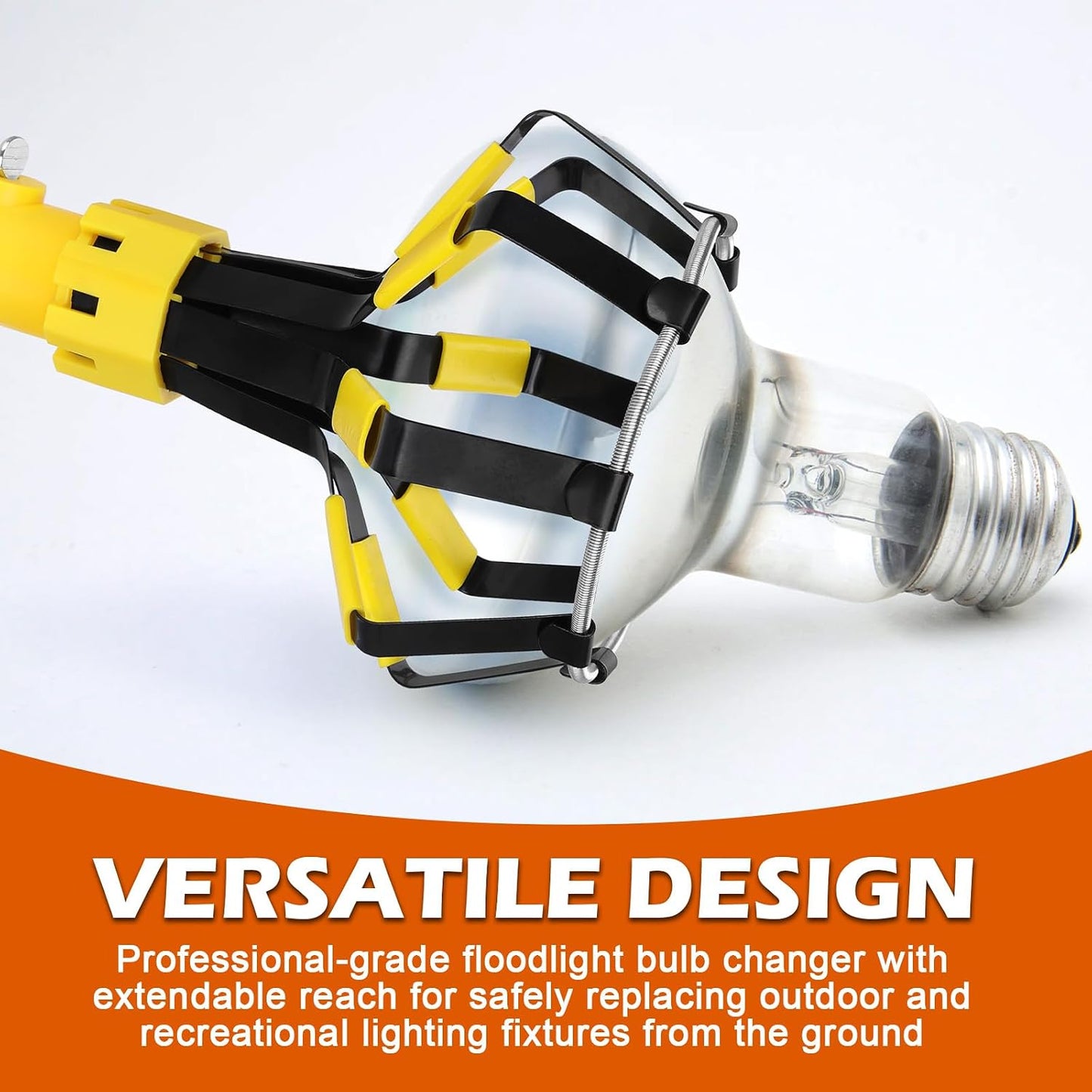 Cambiador bombilla reflector BAYCO LBC-200 amarillo y negro