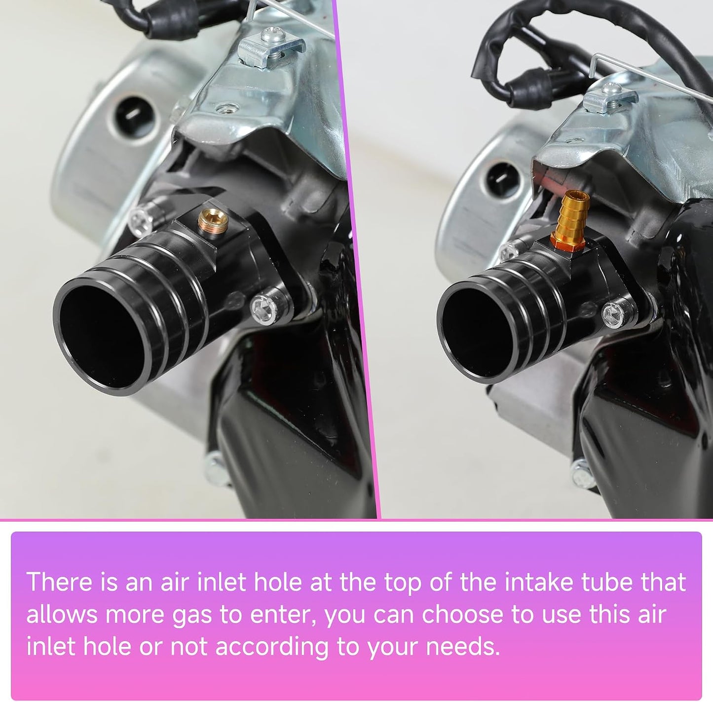 Kit adaptador manguera admisión motor Predator 301cc 420cc