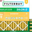 Filtro aire MERV 11 24x24x2 plisado HVAC 4 pzas