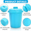 20 Pzas Cubos Basura Plástico 10oz con Tapa Organiz. Hogar