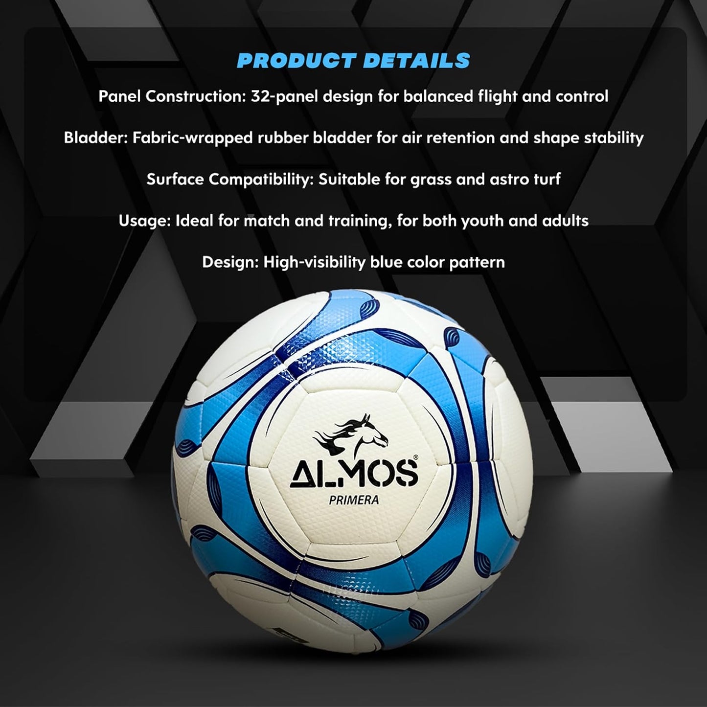 Balón fútbol 32 paneles microfibra pack 6 y 12