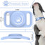 2 Fundas AirTag impermeable silicona para collar perro azul claro