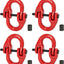 Conector cadena seguridad 1/2pulg set 4 eslabones bloqueo